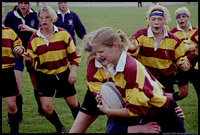 [Rugby match. Windsor Park, Victoria, BC. March 2000.]