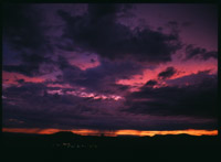 [Sky of
 Fire. Victoria, BC. July 1999.]