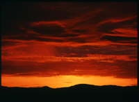 [Sky of
 Fire. Victoria, BC. July 1999.]