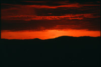 [Sky of
 Fire. Victoria, BC. July 1999.]