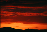 [Sky of
 Fire. Victoria, BC. July 1999.]