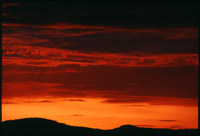 [Sky of
 Fire. Victoria, BC. July 1999.]